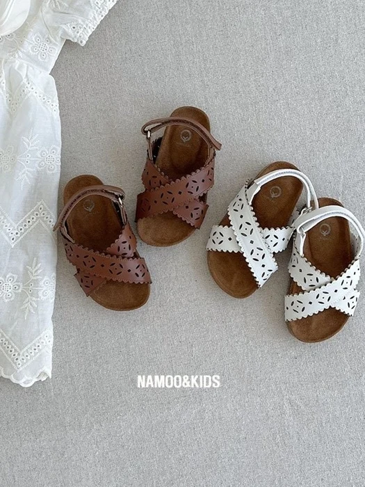 Cream Sandals