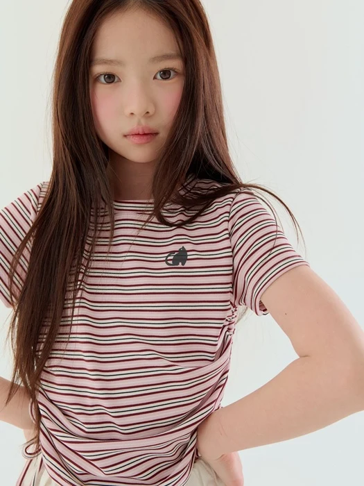 Kitty Shirring Tee