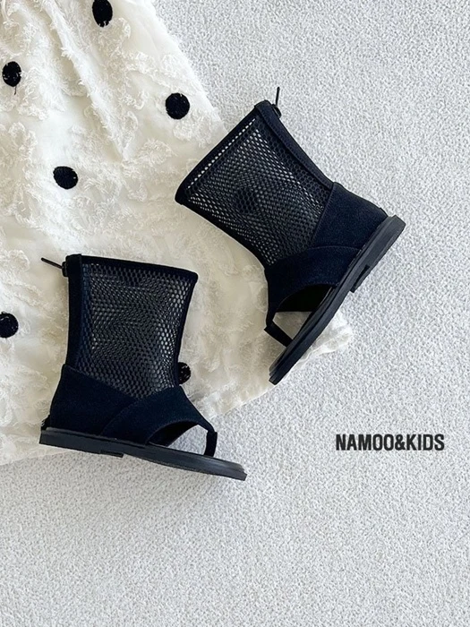 Mint Choco Mesh Boots