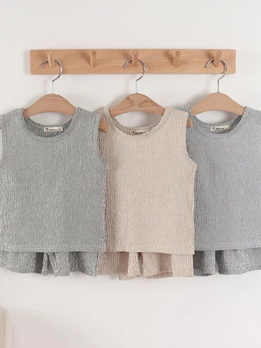 Stripe Sleeveless Set Stripe Sleeveless Set