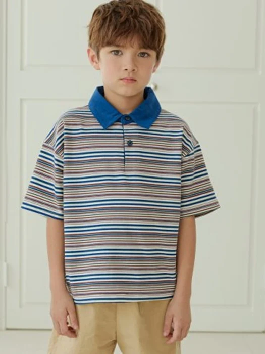 Striped Collar Tee