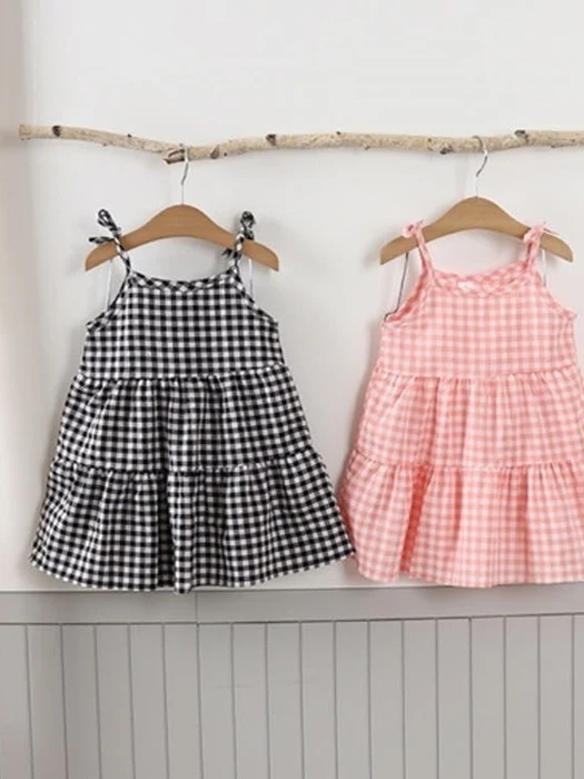 Small Check Strap One-piece