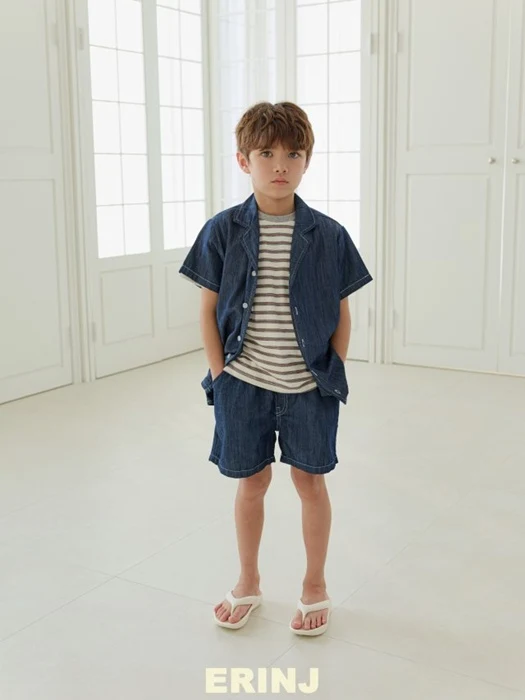 Viscose Denim Shorts