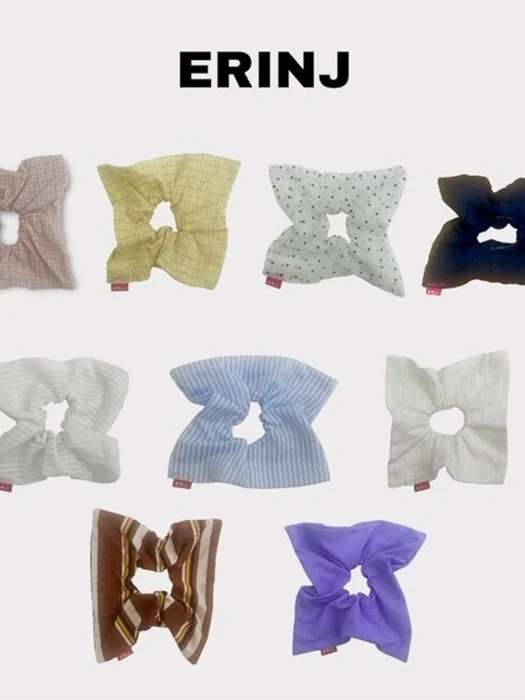 Square Hair Scrunchie