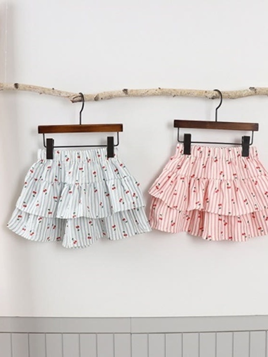 Striped Cherry Skort