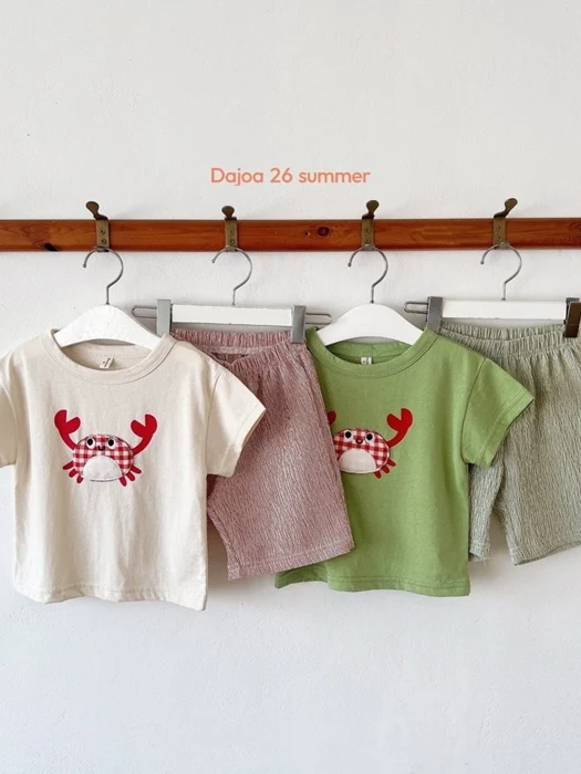 Crab Top Bottom Set
