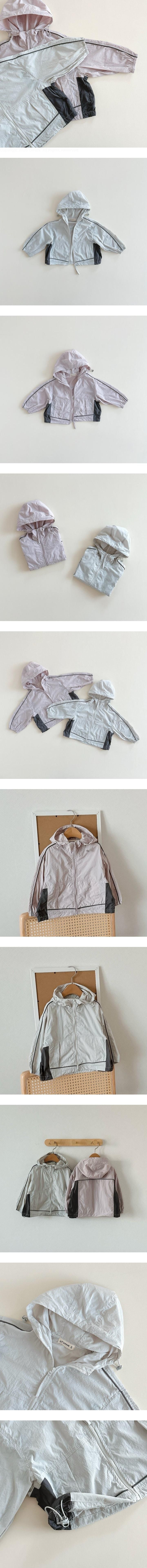 Aker - Korean Children Fashion - #stylishchildhood - Color Block Windbreaker
