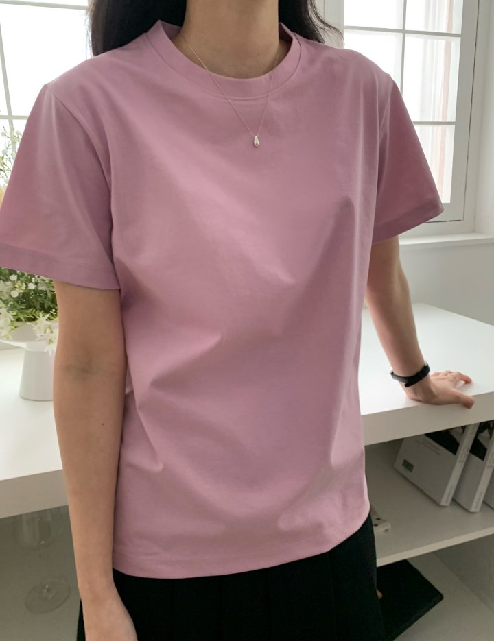 Allu - Korean Women Fashion - #momslook - Silket Urban Short Sleeve Tee - 3