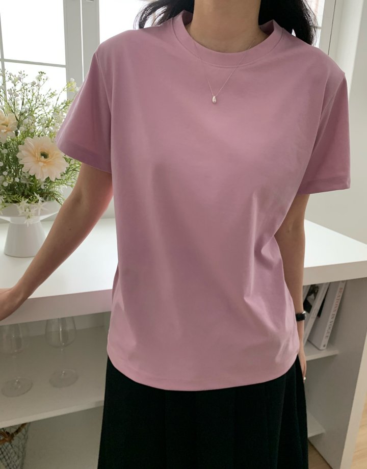 Allu - Korean Women Fashion - #momslook - Silket Urban Short Sleeve Tee - 5