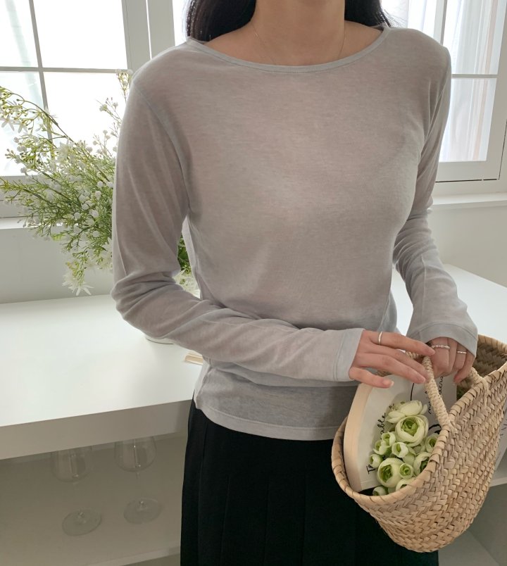 Allu - Korean Women Fashion - #momslook - Tencel Huraise Tee - 2
