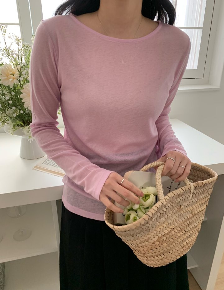 Allu - Korean Women Fashion - #momslook - Tencel Huraise Tee - 8