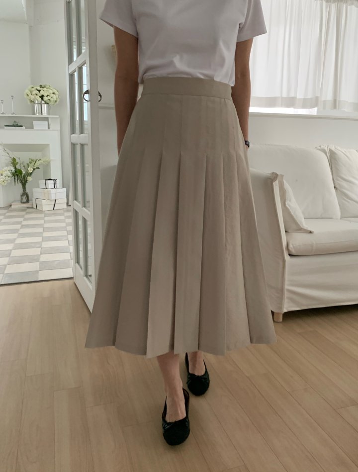 Allu - Korean Women Fashion - #momslook - Claire Pleated Skirt - 11
