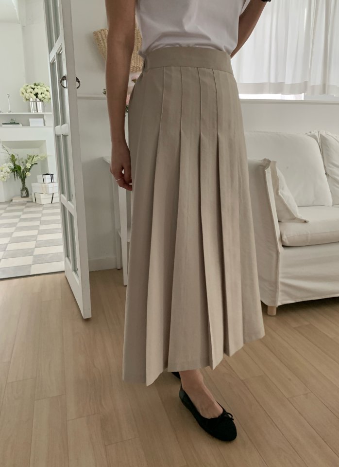 Allu - Korean Women Fashion - #momslook - Claire Pleated Skirt - 12