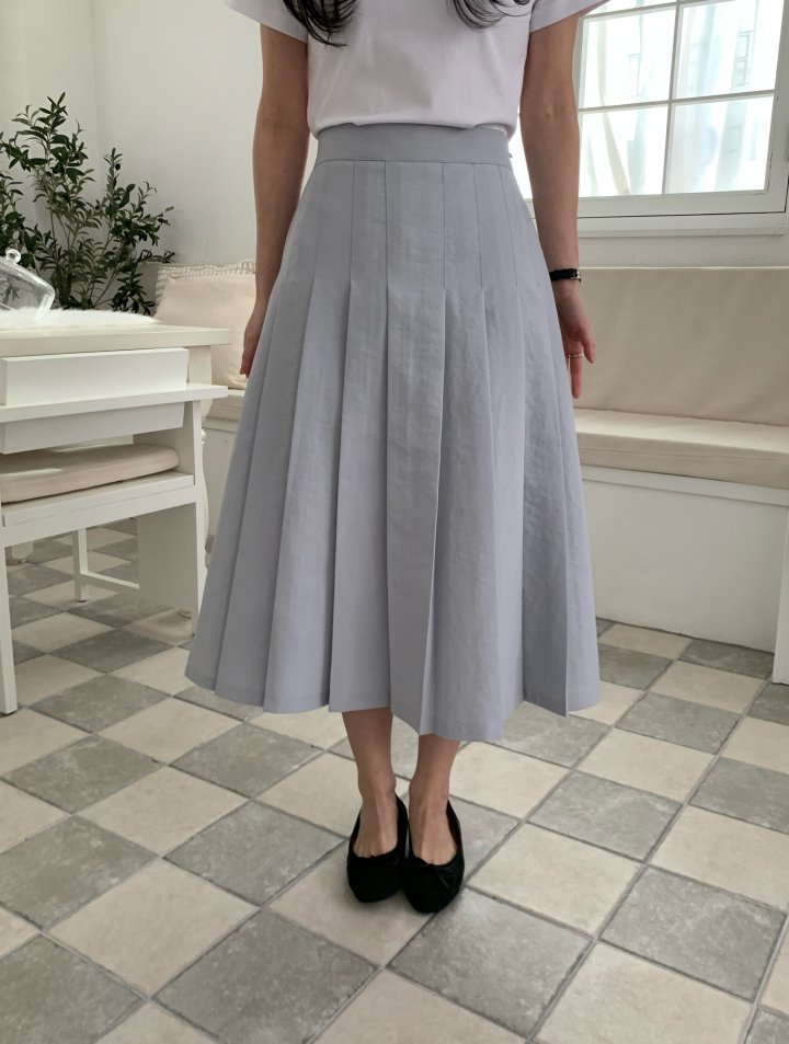 Allu - Korean Women Fashion - #momslook - Claire Pleated Skirt - 3