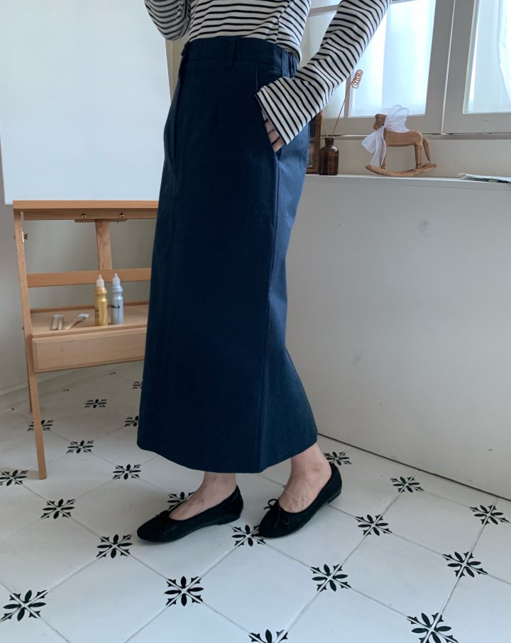 Allu - Korean Women Fashion - #momslook - Cotton Bio H-Line Skirt - 6