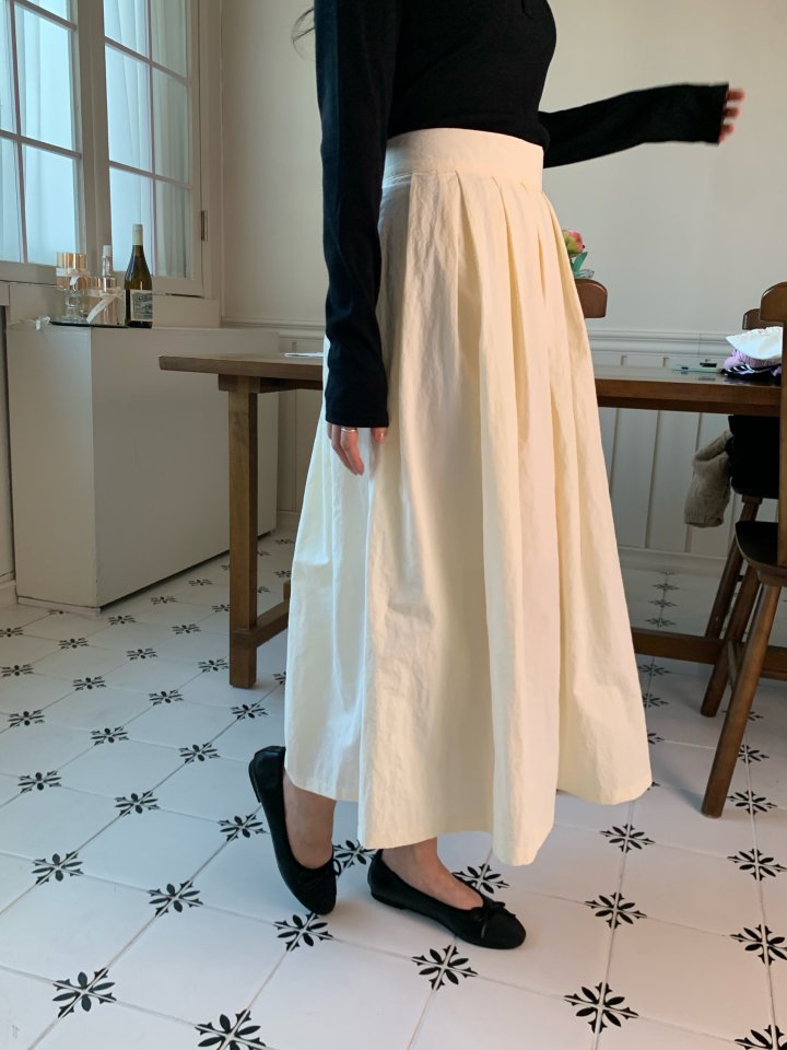 Allu - Korean Women Fashion - #momslook - Crispy Ob Skirt - 4