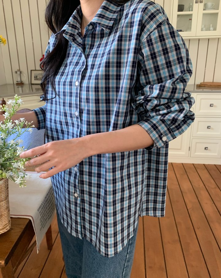 Allu - Korean Women Fashion - #momslook - Paul Check Shirt - 11