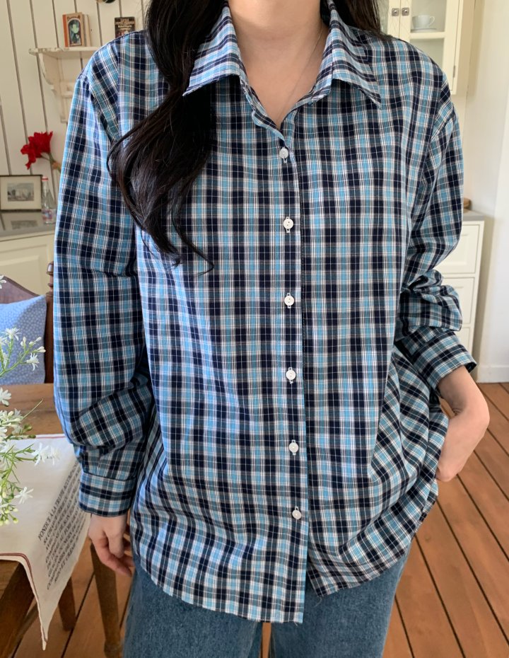 Allu - Korean Women Fashion - #momslook - Paul Check Shirt - 9