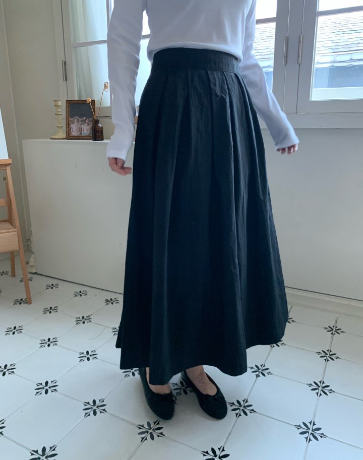 Allu - Korean Women Fashion - #romanticstyle - Crispy Ob Skirt - 10