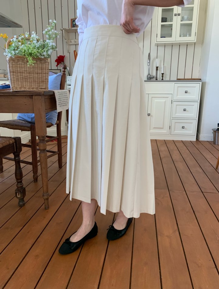 Allu - Korean Women Fashion - #romanticstyle - Elin Pleated Skirt - 2