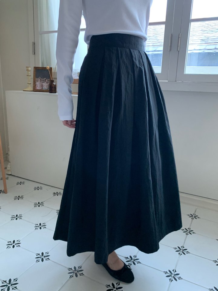 Allu - Korean Women Fashion - #shopsmall - Crispy Ob Skirt - 11