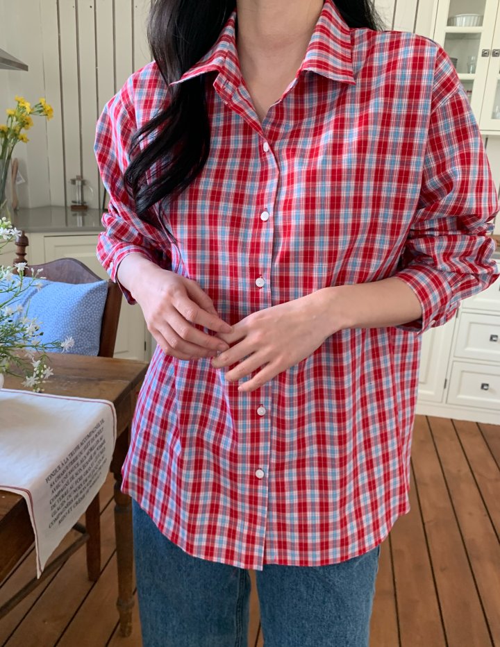 Allu - Korean Women Fashion - #shopsmall - Paul Check Shirt - 6