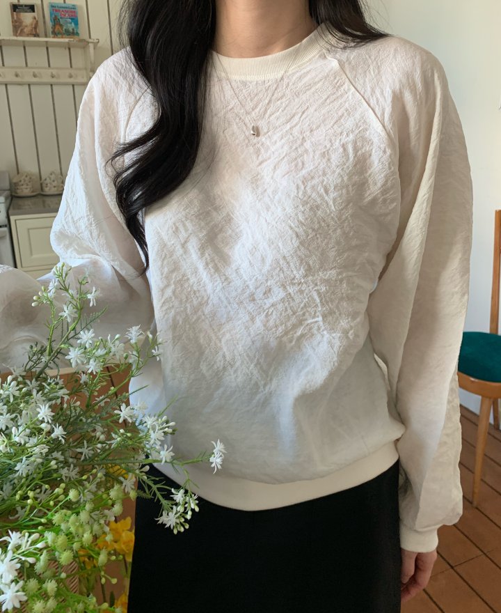 Allu - Korean Women Fashion - #shopsmall - Raglan Sweatshirt Blouse - 5