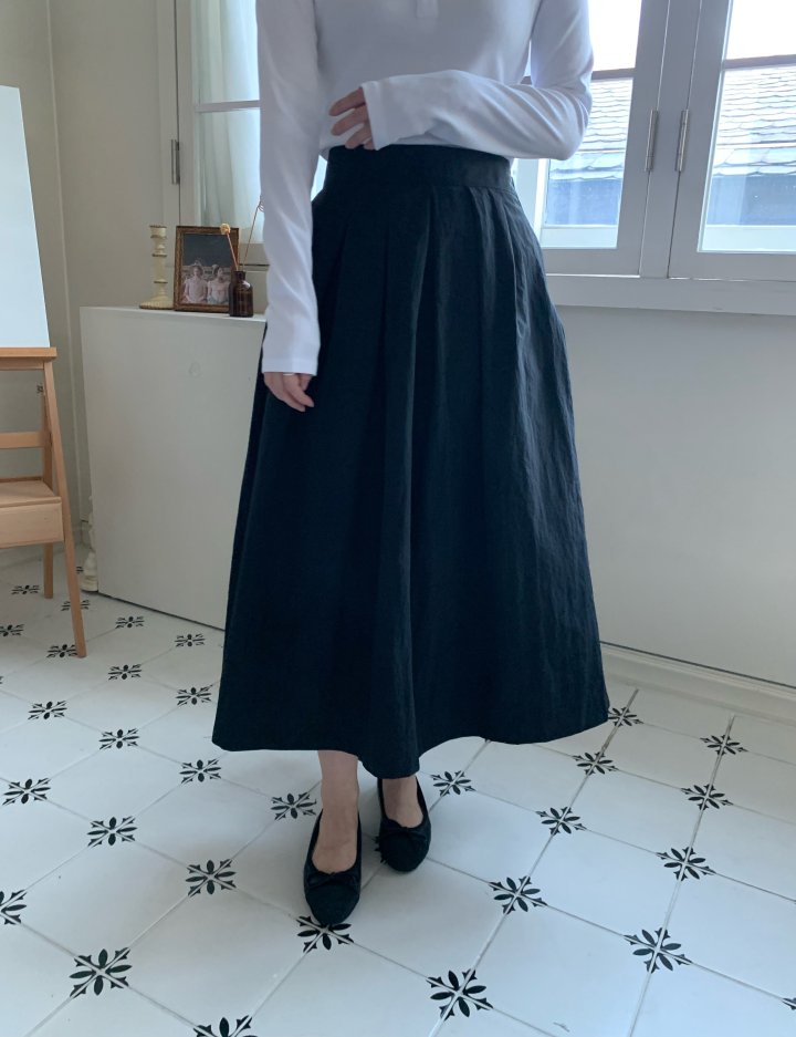 Allu - Korean Women Fashion - #thatsdarling - Crispy Ob Skirt - 12