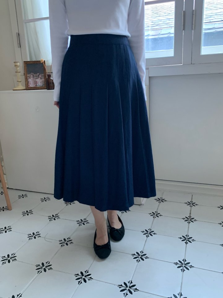Allu - Korean Women Fashion - #thelittlethings - Denim Pleated Skirt - 12