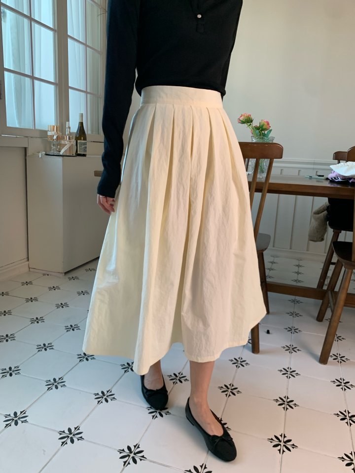 Allu - Korean Women Fashion - #vintagekidsstyle - Crispy Ob Skirt - 7