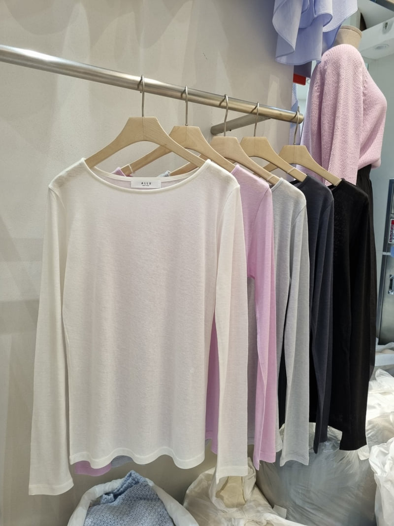 Allu - Korean Women Fashion - #womensfashion - Tencel Huraise Tee
