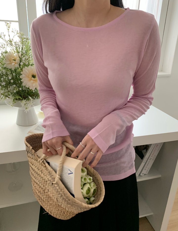 Allu - Korean Women Fashion - #womensfashion - Tencel Huraise Tee - 11