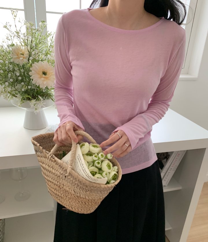 Allu - Korean Women Fashion - #womensfashion - Tencel Huraise Tee - 7