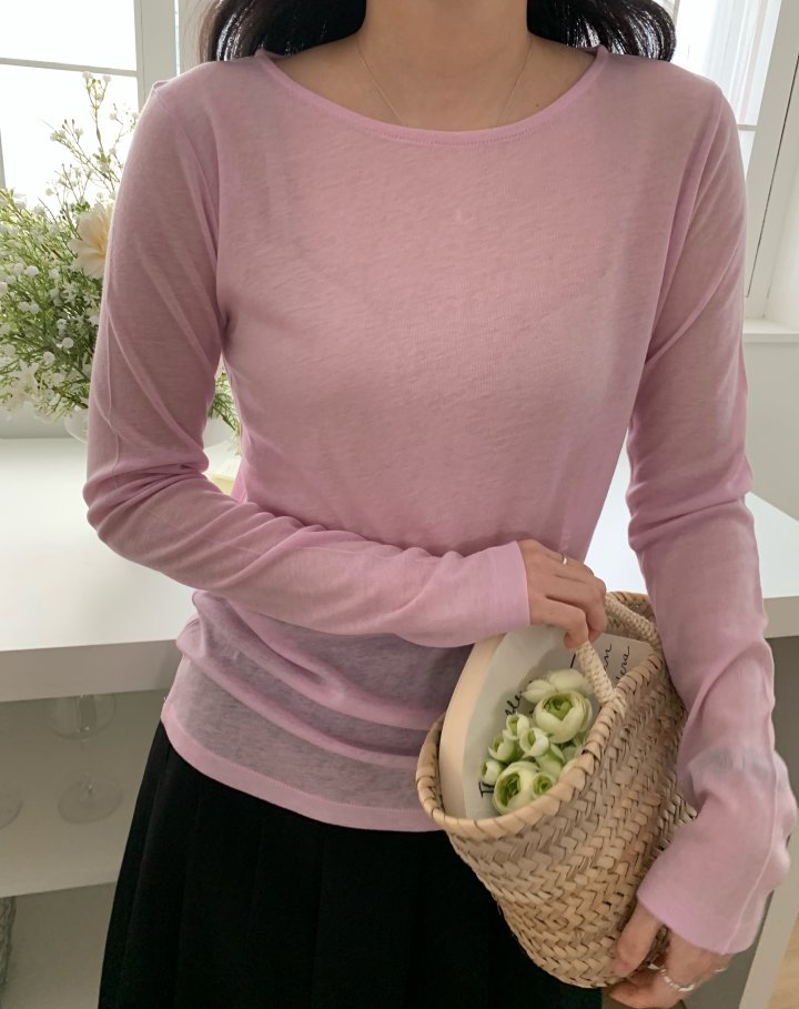 Allu - Korean Women Fashion - #womensfashion - Tencel Huraise Tee - 9