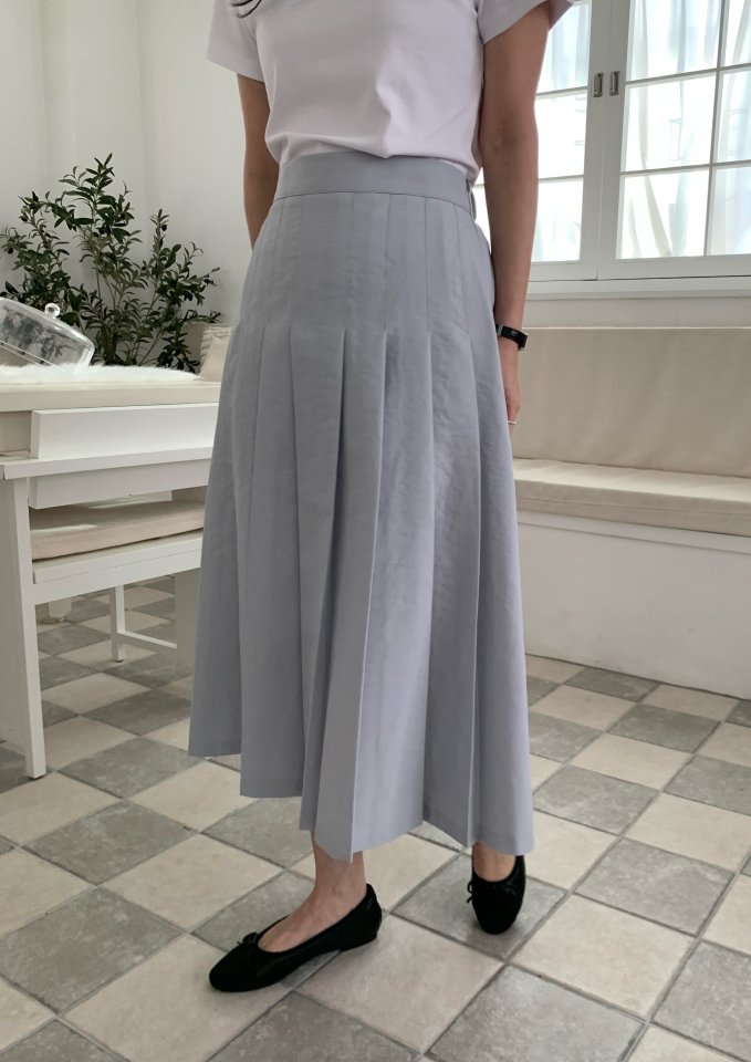Allu - Korean Women Fashion - #momslook - Claire Pleated Skirt - 4