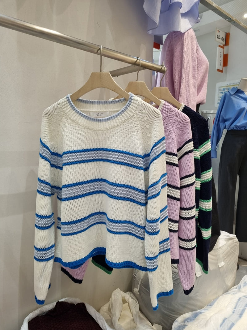 Allu - Korean Women Fashion - #womensfashion - Pure Stripe Knit