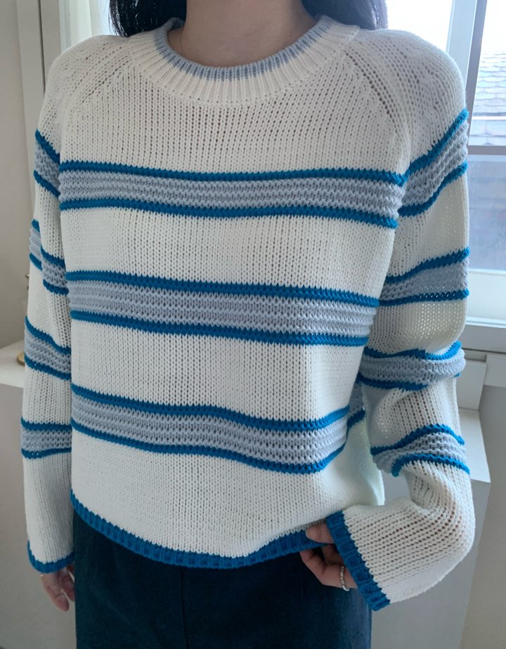 Allu - Korean Women Fashion - #womensfashion - Pure Stripe Knit - 5