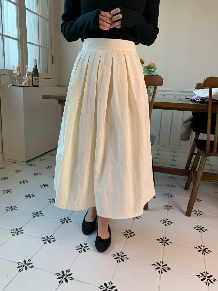 Allu - Korean Women Fashion - #womensfashion - Crispy Ob Skirt