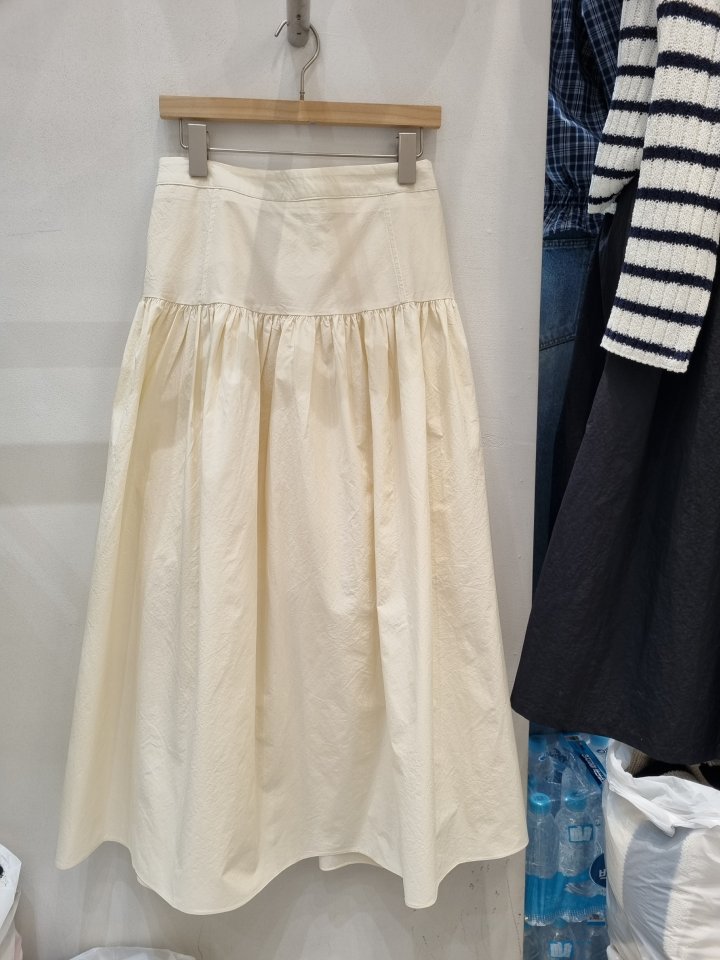 Allu - Korean Women Fashion - #womensfashion - Line Shirring Skirt - 6