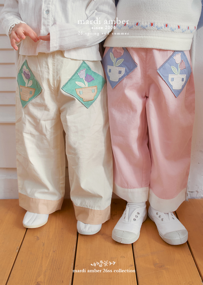 Amber - Korean Children Fashion - #childofig - Noah Applique Pants