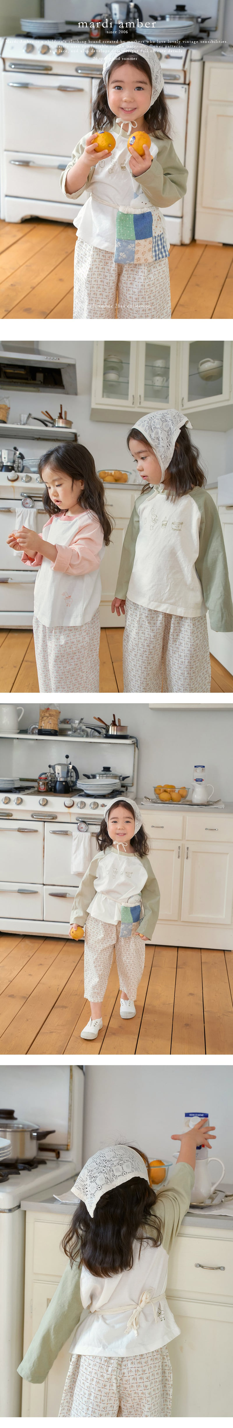 Amber - Korean Children Fashion - #designkidswear - Cooking Two-Way Tee - 2