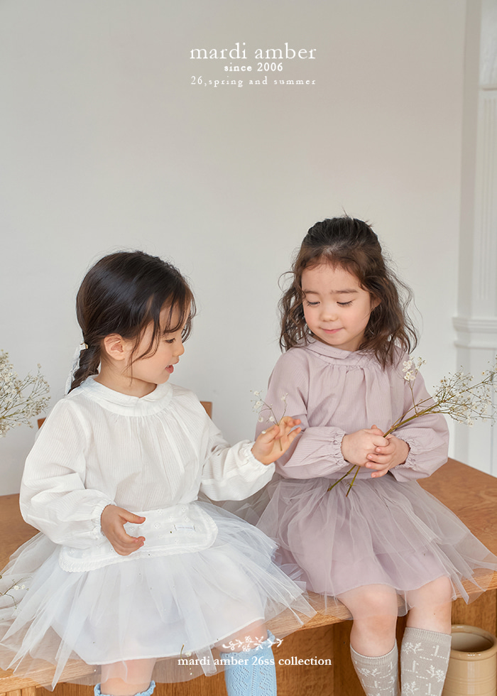 Amber - Korean Children Fashion - #fashionkids - Melody Collar Blouse