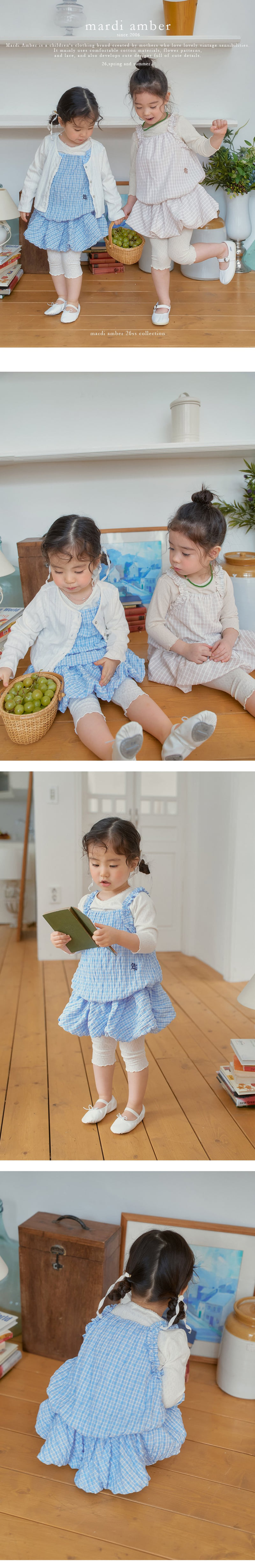 Amber - Korean Children Fashion - #fashionkids - Balloon Sleeveless One-piece - 2