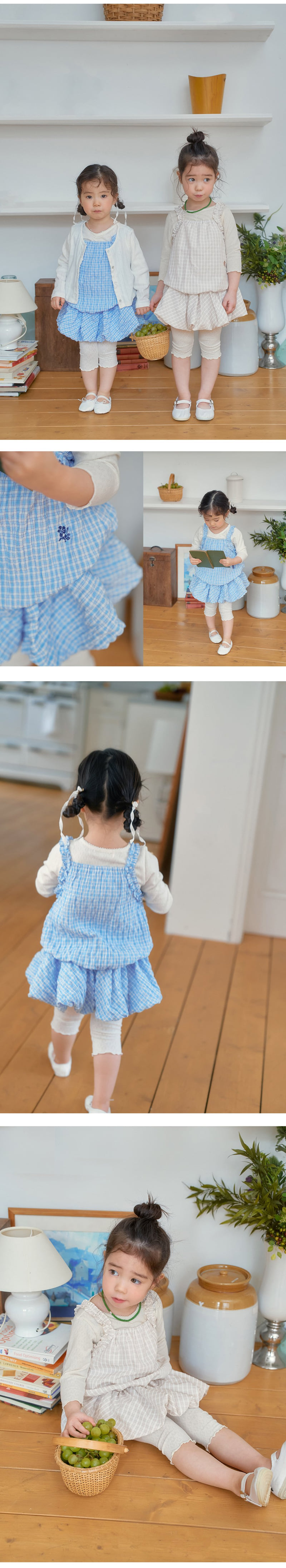 Amber - Korean Children Fashion - #kidsshorts - Balloon Sleeveless One-piece - 3