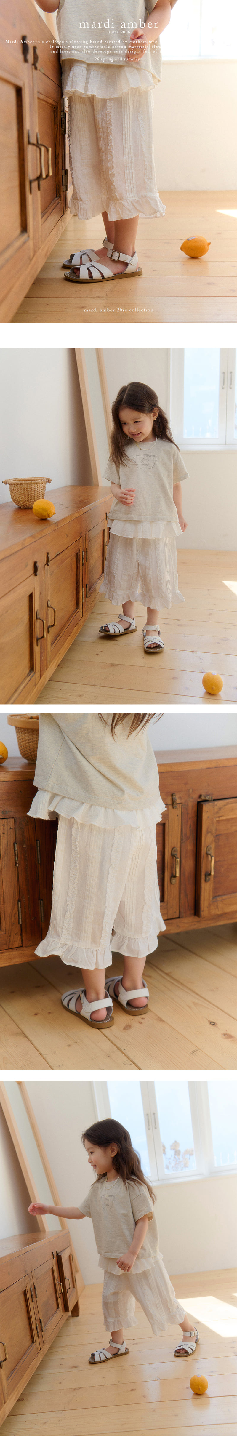 Amber - Korean Children Fashion - #kidsshorts - Gloria Frill Pants - 2