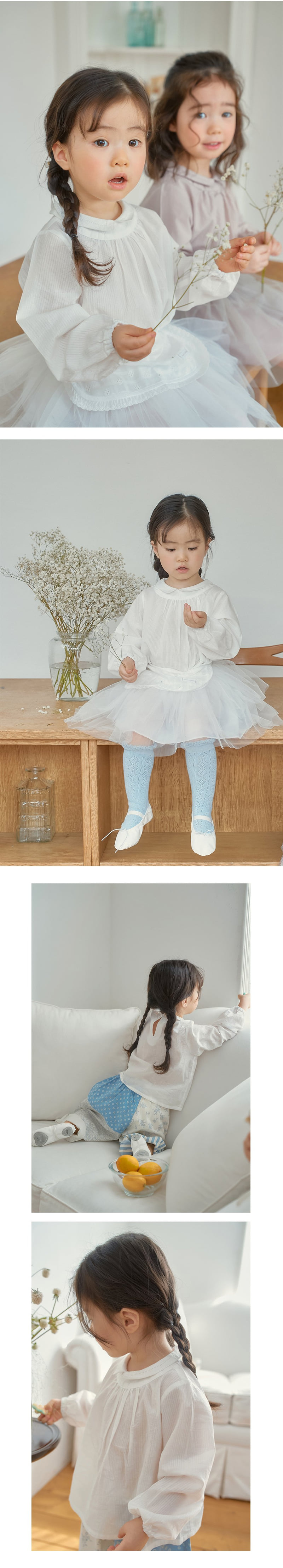 Amber - Korean Children Fashion - #kidsstore - Melody Collar Blouse - 3
