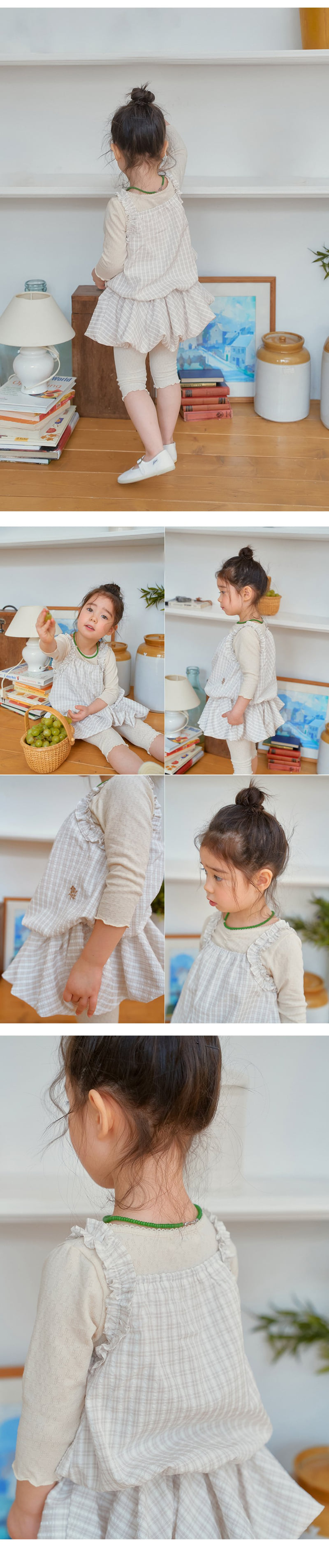Amber - Korean Children Fashion - #kidsshorts - Balloon Sleeveless One-piece - 4