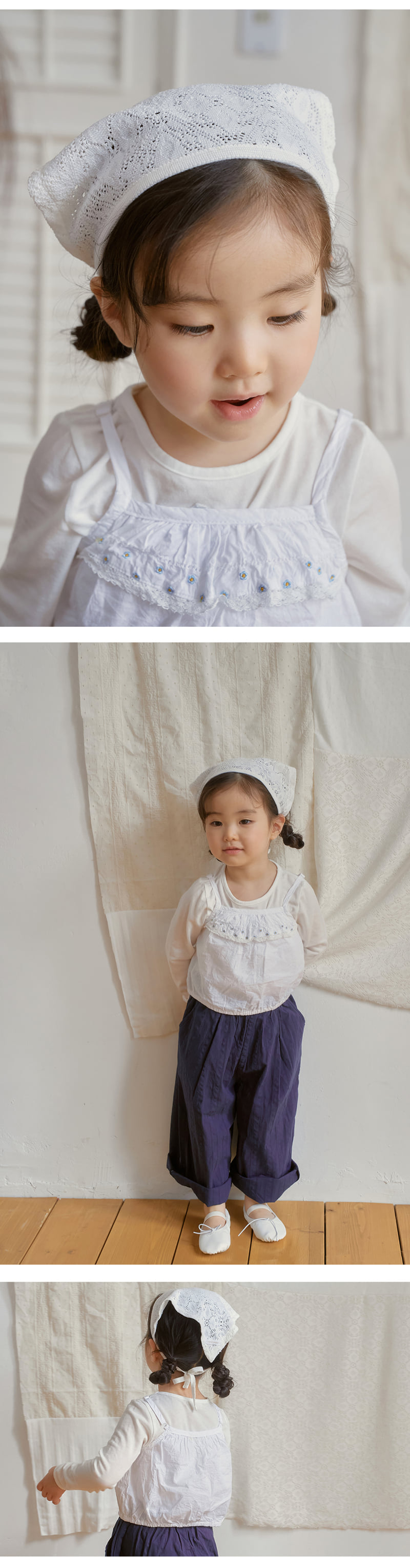 Amber - Korean Children Fashion - #Kfashion4kids - Crochet Headscarf - 4