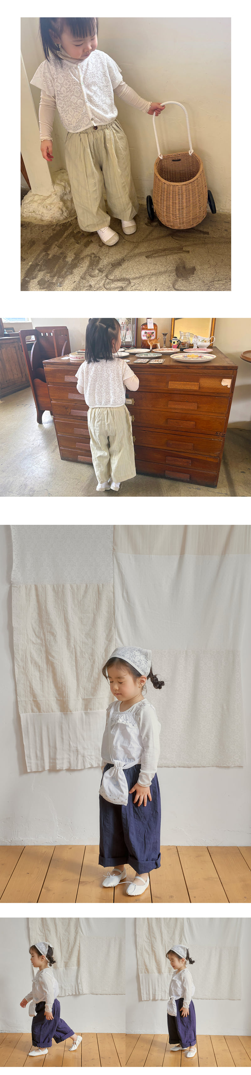 Amber - Korean Children Fashion - #magicofchildhood - Etoile Wide Pants - 4