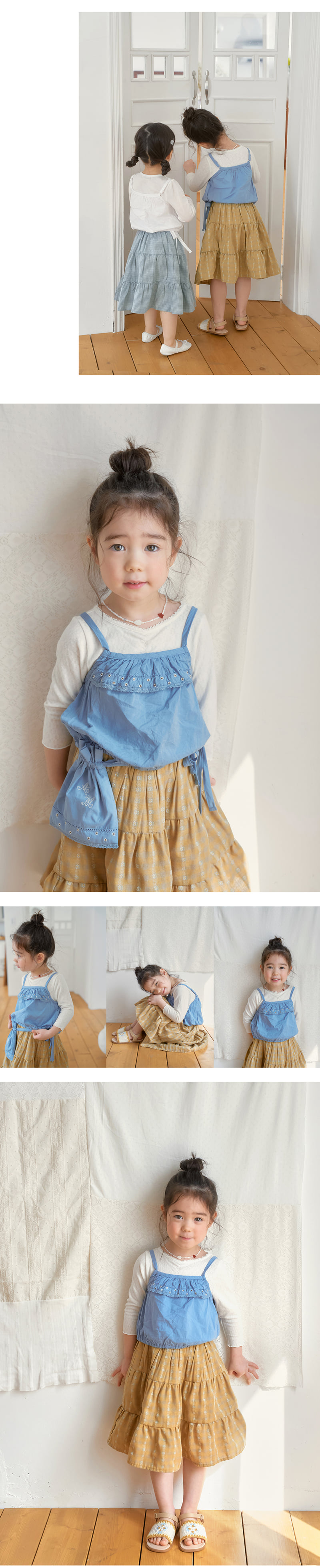 Amber - Korean Children Fashion - #prettylittlegirls - Aple Sleeveless Blouse - 3